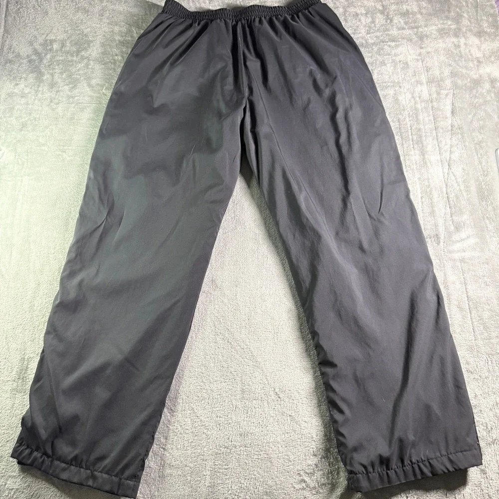 VTG Head Sportswear Zipper Leg Track Y2K Pants Mens XL Black